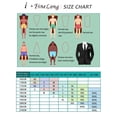 thumbnail image 3 of i·FineLong Men's Burgundy Slim-Fit Suit Set: Business Attire & Wedding Best Man Outfit (All-Season Style, Includes Jacket and Pants), 3 of 6