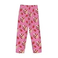 thumbnail image 5 of Goofa Strawberry Cake Printed Soft Pajama Pants for Men, Wide Leg Comfy Casual Lounge Yoga Pants-Medium, 5 of 9
