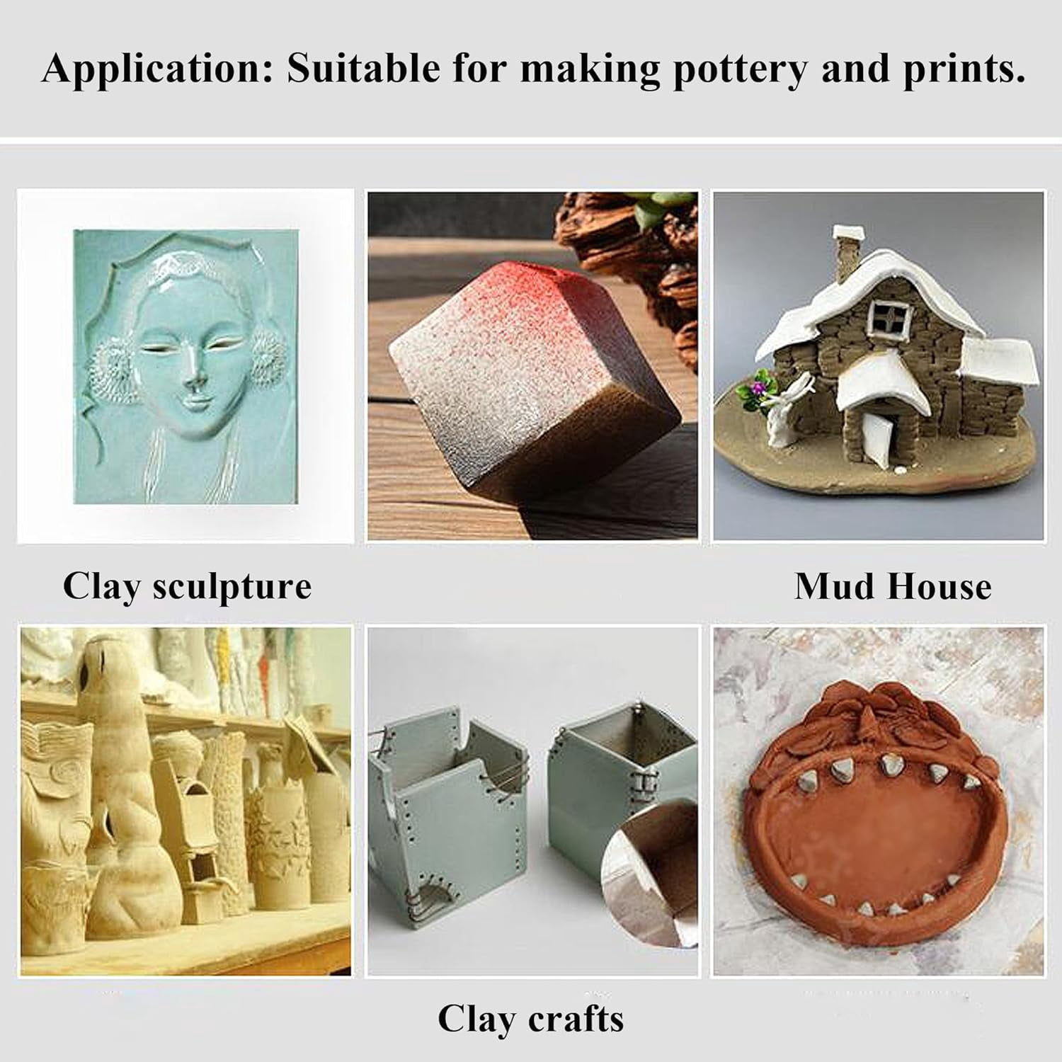 Ceramic Clay Plate Machine Manual Pottery Making Machine Adjustable Slab Roller for Ceramics