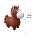 thumbnail image 3 of Year of 2026 Horse Mascot Plush Doll, Chinese New Year Horse Plush Doll, for Holiday Zodiac Gift, Spring Festival, Home Office, Car Decorations, Zodiac Collections, 3 of 5