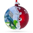 thumbnail image 2 of The Dali Museum, St. Petersburg, Florida, USA Glass Ball Christmas Ornament 4 Inches, 2 of 5