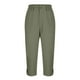 thumbnail image 5 of WILLBEST Pantalones Casuales para Mujer, Cómodos Pantalones Rectos Recortados con Bolsillos y Botones para Uso Diario, Ideales para Primavera y Otoño. Chica, 5 of 6
