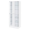 thumbnail image 6 of Cabra 4-door LED Curio Display Cabinet White High Gloss, 6 of 13