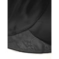thumbnail image 6 of iixpin Kids Girls Ballet Dance Chiffon Wrap Skirt Elastic Waist Classic Gymnastic Training Skirts Ballerina Outfits Black 2-6, 6 of 7