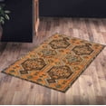 thumbnail image 5 of Wedding Rug, Car Mat Rugs, Thick Rug, Chenille Printed Stye Rug, Moroccan Design Rug, Gift Rugs, Kilim Pattern Rug, Rug, Gift For Him Rug, Brown Rug, 2.3'x3.3' - 70x110 cm, 5 of 7