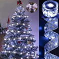 thumbnail image 1 of 10m Led Cinta De Luz De Hadas Decoración Navideña Xtellar azul, 1 of 4