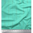 thumbnail image 1 of Soimoi Green polyester Crepe Fabric Stripe Arrow Print Fabric by Yard 52 Inch Wide, 1 of 3
