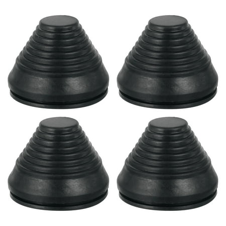 

4 Pcs Tower Shaped Grommet 60mm 2.36 Inch Rubber Plugs Hole for Wire Cable