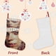 thumbnail image 3 of Billie Eilish Tema: Calcetines de Navidad, fino lino blanco para colgar en escaleras y chimenea, decoración navideña para el hogar, regalo de Navidad. 45cm × 32cm, 3 of 5