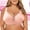Pink, variant on Women's Seamless Sling Thread Beautiful Back Wrapping Chest Tube Top Lace Edge Bottoming No Steel Ring Sports Bra Womens Running Bra Compression Sports Bra Wireless Full Coverage Bras for Women Sports