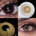 thumbnail image 1 of Lentes de contacto de color azul natural UYAAI 2pcs / Pair Deng Xun unisex, 1 of 2