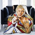 thumbnail image 6 of Cody Rhodes Blanket, Super Soft Throw Blanket, Cozy Flannel Blankets For Boys Girls, Warm Blankets For Couch Sofa Bed, 40"X30", 6 of 9