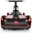 thumbnail image 5 of EV Rider Transport AF 4W - Lightweight Automatic Folding Mobility Scooter - Metallic Red, 5 of 9