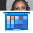 thumbnail image 4 of Paleta de sombras de ojos mezclables de 15 colores Shimmer Glitter Matte Shades D Yuyangstore Paleta de sombras de ojos, 4 of 8