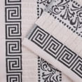 thumbnail image 3 of Superior Athens 8-Piece Cotton Greek Scroll Towel Set, Ivory-Gray, 3 of 9