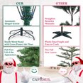 thumbnail image 5 of CAPHAUS 9 Feet Premium Pre-Hinged Dunhill Fir Full Artificial Green Christmas Tree, w/ 4,026 Branch Tips, Includes Metal Stand, Fake Xmas Tree for Indoor Home, Office, Party, Holiday Decoration, 5 of 8