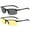 Black & Yellow, variant on 1 Pcs Polarized Sunglasses UV Protection No Rim PC Lens Plastic Frame Day And Night Use Block Sunlight Vacation Beach Spectacles Outdoor Eyewear