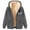 Grey, variant on Krdevn Womens Heavyweight Lined Hooded Open Front Jacket for and Winter Warm Outwear Coats with Pockets,4XL