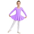thumbnail image 4 of Bigetiay Girls Long Sleeve Ballet Dress, Dancewear Performance Leotard for Ages 3–12, Size 10-11 Years, 4 of 4
