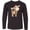AB-Black, variant on Inktastic Christmas Molly Moose Long Sleeve Youth T-Shirt