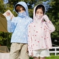 thumbnail image 2 of WOLLED Kids Toddler UPF 50+ Sun Shirt for Girls Boys Quick Dry Fit Sun Protection Clothing Baby Athletic Hoodie Jacket Coats 3-14T, 2 of 10