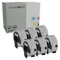 DI PTouch Address Labels for Brother DK-1208 1.4" x 3.5" in 400 Labels, 6pk Compatible with P Touch QL 500, QL-1050, QL-1050N, QL-1060N, QL-500, QL-500EC, QL-550, QL-570, QL-570VM, QL-580N, QL-650TD