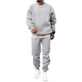 thumbnail image 2 of Popular Two-Piece Men's Sportswear High Quality Sportswear Men Running Sets Long Sleeve Hoodie and Joggers 2-Piece, 2 of 5