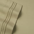 thumbnail image 2 of Madame Marie Contemporary Microfiber Bedroom Solid Color Bed Sheet Set Split King - Sage Green, 2 of 2