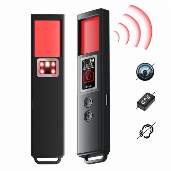 Hidden Camera Detector, LC-dolida X30 Spy Camera Finder GPS Tracker Detector with 5 Levels Sensitivity, Vibration Alarm, 360° Scan for Travel, Hotel, Home, Office, Car