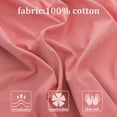 thumbnail image 2 of Unique Bargains 300TC Cotton Body Pillow Cover Case Coral Color 20" x 72", 2 of 8