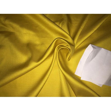 Tencel Dobby Structured Mustard Color Fabric ~ 58quot; wide