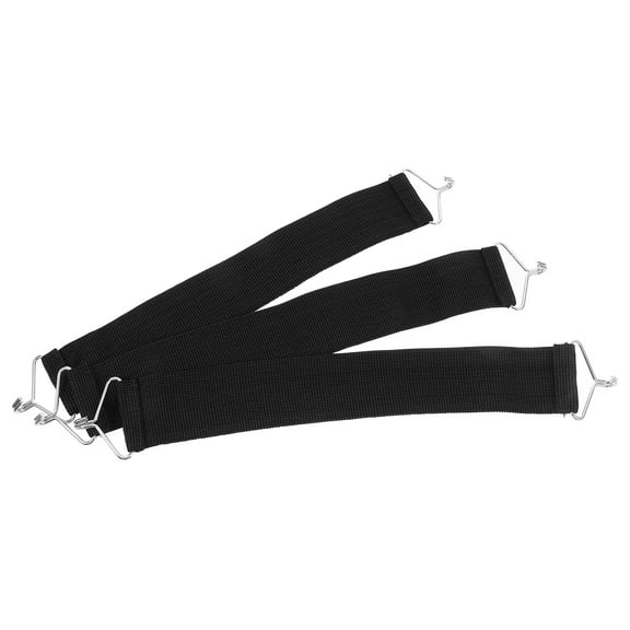 BESTYASH 3-Pack Heavy Duty Black Chair Support Straps for Outdoor Patio and Lounge Chair Repair and Reinforcement