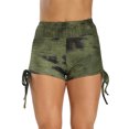 thumbnail image 5 of Gibobby Pantalones de Casuales Bubble Women's Three Fitness Quarter Yoga High Tie-dye Pantalones con cordón Pantalones cortos deportivos Cintura M, 5 of 5