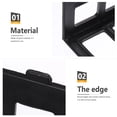 thumbnail image 3 of TEHAUX 2Pcs Black Supermarket Display Rack Baffle Fence for Fruit and Vegetable Area with Convenient Buckle, 3 of 6