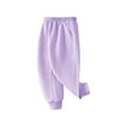 thumbnail image 2 of ATOGUTA Boys Girls Pant Elastic Waist Baggy Joggers Fall School Uniform Hiking Pants Purple, Size 2T-14, 2 of 3
