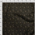 thumbnail image 4 of oneOone Silk Tabby Brown Fabric Floral Sewing Craft Projects Fabric Prints By Yard 42 Inch Wide, 4 of 5