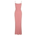 thumbnail image 3 of Slim Fit Sleeveless Bodycon Dress for Women - Casual Waist Defined Mini Dress for Elegant Look, 3 of 3