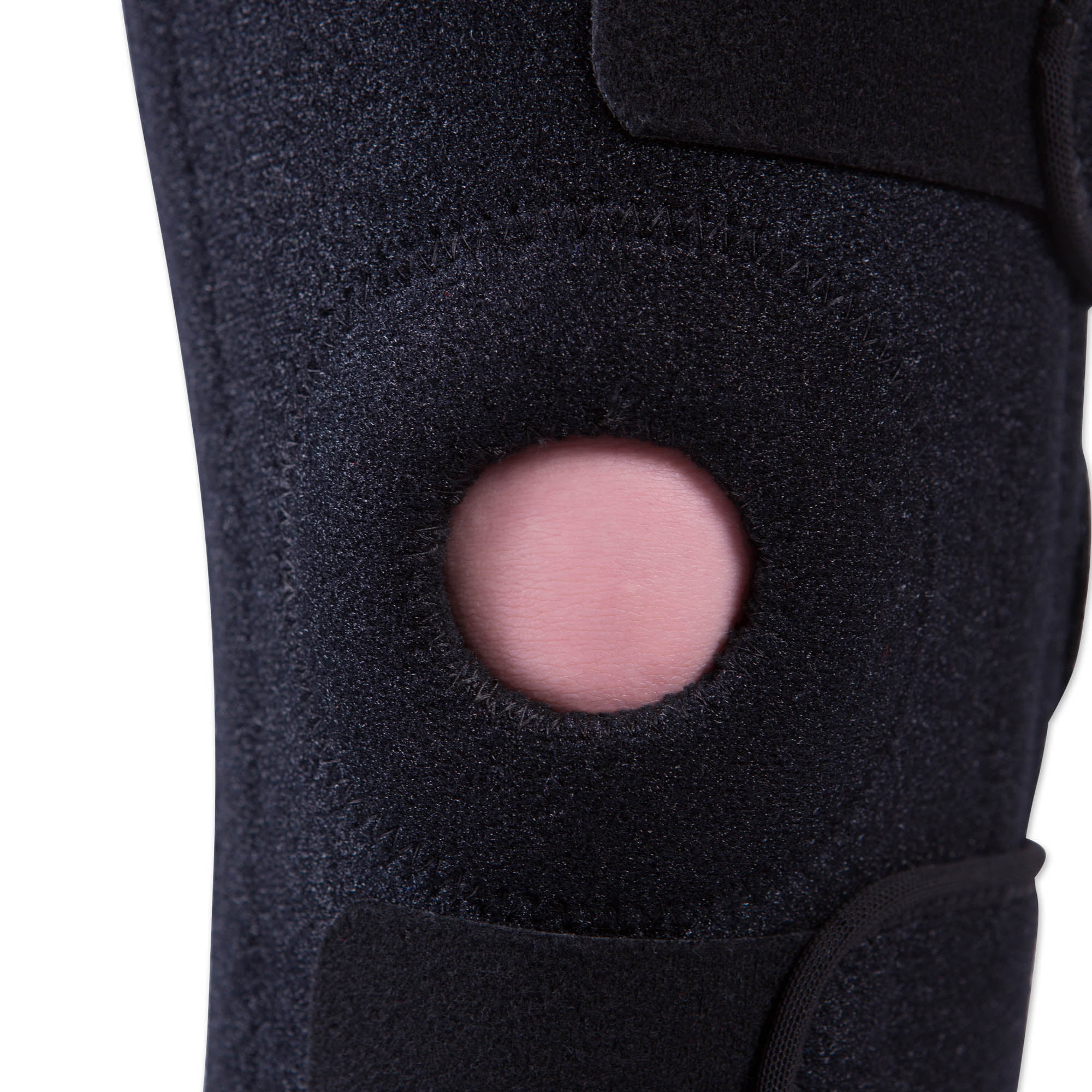 Athletec Sports Knee Support, Open-Patella Stabilizer with Adjustable  Strapping, Helps Relieve ACL, LCL, MCL, Meniscus Tear, Arthritis, and  Tendonitis Pain - Size Large in Black (One Piece) 
