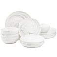 thumbnail image 1 of Thyme & Table Dinnerware Grey Marble Stoneware, 12 Piece Set, 1 of 6