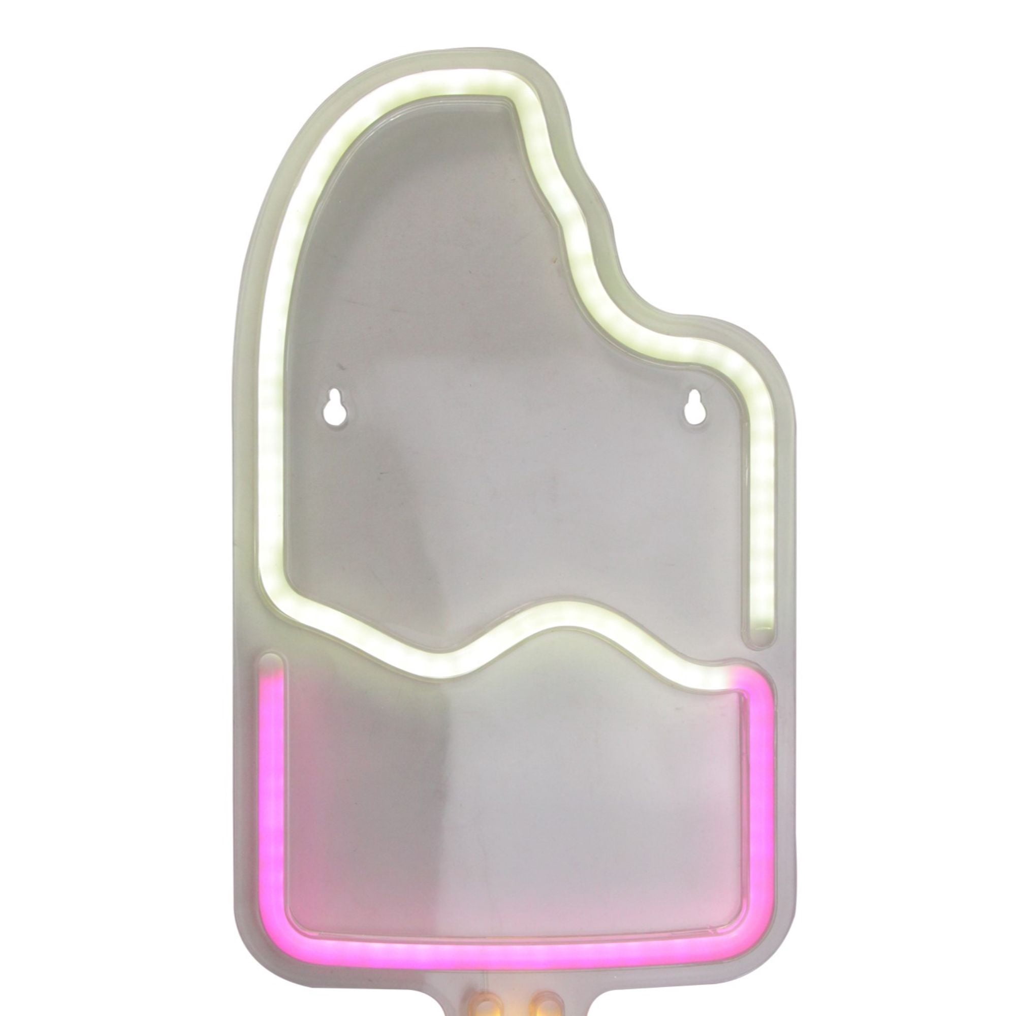 17.75" Neon Style LED Lighted Popsicle Window Silhouette Sign