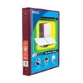 thumbnail image 1 of Carpeta con vista de 3 anillas BAZIC Products con 2 bolsillos, color burdeos (12), 1 of 1