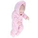 thumbnail image 2 of 10-inch Reborn Dolls soft silicone delicate facial details washable lifelike baby doll toy with pajamas pink, 2 of 5