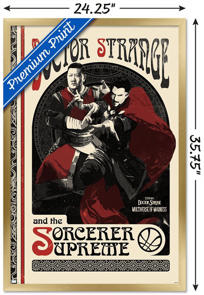 Marvel Doctor Strange in the Multiverse of Madness - Duo Wall Poster, 22.375" x 34", Framed