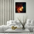 thumbnail image 6 of Epic Art 'A Moment of Doubt' by Mario Sanchez Nevado, Acrylic Glass Wall Art, 24"x24", 6 of 6