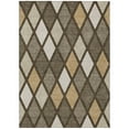thumbnail image 2 of Addison Rugs Chantille Indoor/Outdoor Transitional Diamonds Brown Washable Rectangle Rug, 2'6" x 3'10", 2 of 6