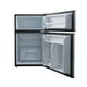 thumbnail image 4 of Galanz Minirefrigerador de dos puertas con congelador, 3.1 pies cúbicos, acero inoxidable, Galanz GLR3TTS1E92, 4 of 4