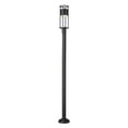 thumbnail image 5 of 8W 1 Led Outdoor Post Mount Light In Modern Style-95.5 Inches Tall And 9 Inches Wide Z-Lite 517Phm-567P-Bk-Led, 5 of 7