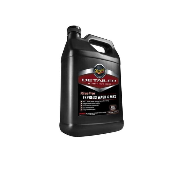 Meguiar's D11501 Detailer Rinse Free Express Wash And Wax 1 Gal