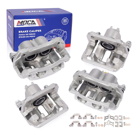 MOCA AUTOPARTS 4x Front & Rear Brake Calipers w/ Bracket Fit for 2007-2016 Honda CR-V & 2012-2015 Honda Crosstour