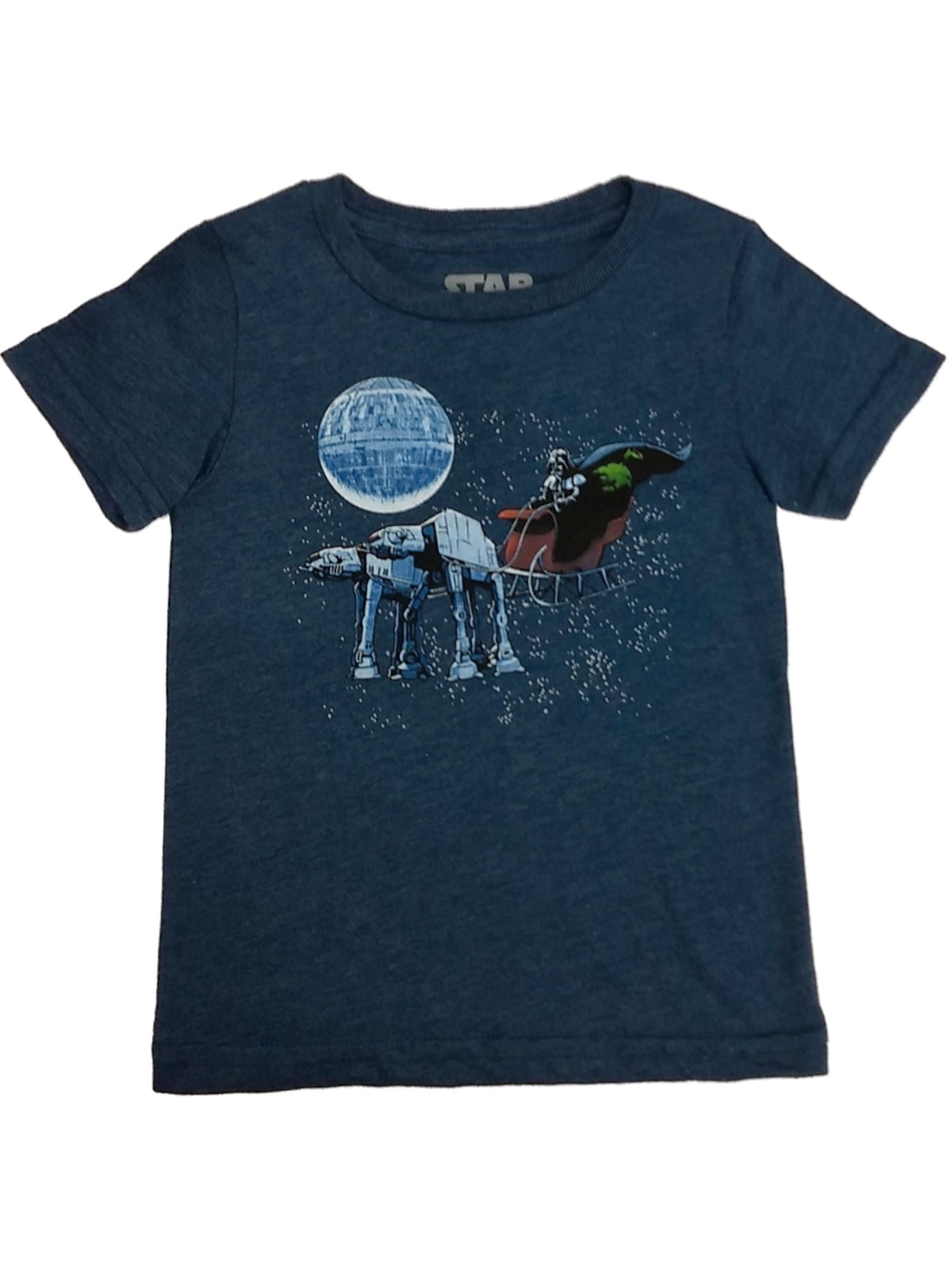 Star Wars - Star Wars Infant & Toddler Boys Blue Darth Vader Sled T